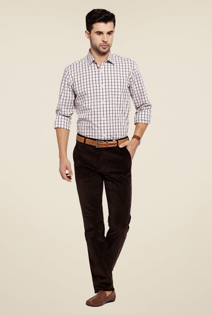 ColorPlus White Checks Shirt ColorPlus White Checks Shirt