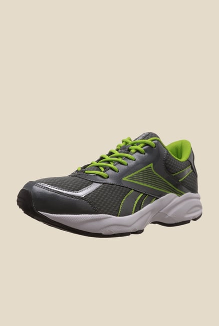 Reebok Luxor LP Grey & Green Running Shoes Reebok Luxor LP Grey & Green Running Shoes