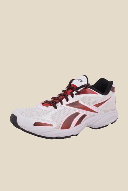 Reebok White & Red Running Shoes Reebok White & Red Running Shoes