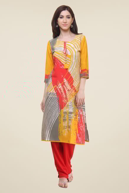 Shree Multicolor Printed Kurti Shree Multicolor Printed Kurti