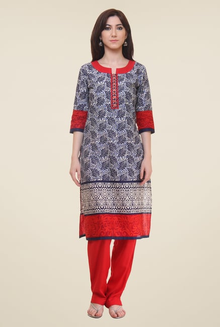 Shree Navy Printed Kurti Shree Navy Printed Kurti