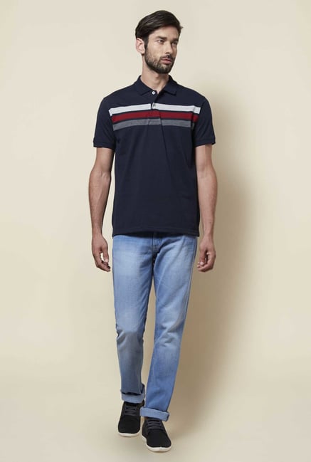 Zudio Navy Polo T Shirt Zudio Navy Polo T Shirt