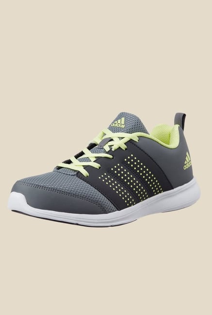 Adidas Adispree Grey & Green Running Shoes Adidas Adispree Grey & Green Running Shoes