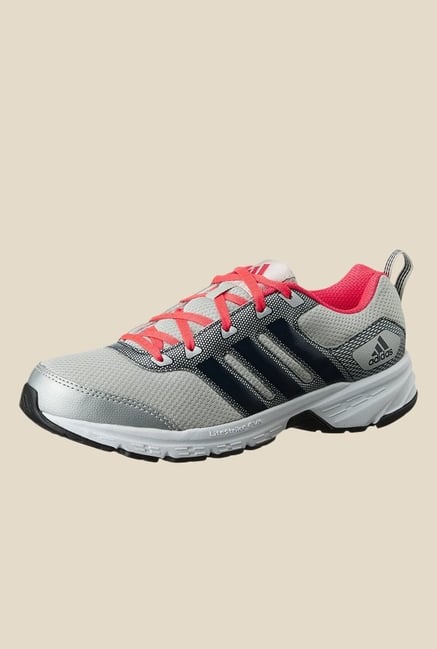 Adidas Alcor 1.0 Grey & Red Running Shoes Adidas Alcor 1.0 Grey & Red Running Shoes