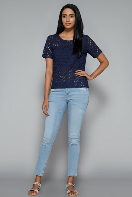 LOV by Westside Navy Elena Top LOV by Westside Navy Elena Top