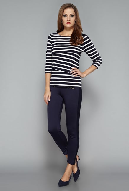 Wardrobe by Westside Navy Milo Ponte Pant Wardrobe by Westside Navy Milo Ponte Pant