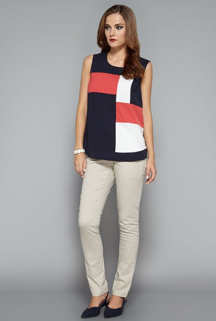 Wardrobe by Westside Navy River Top Wardrobe by Westside Navy River Top
