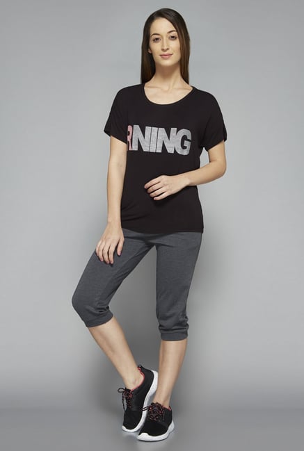 Westsport by Westside Black Amber T Shirt Westsport by Westside Black Amber T Shirt