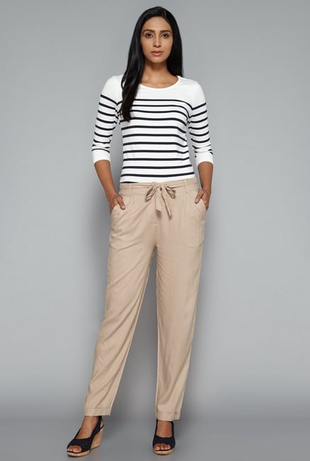 LOV by Westside Beige Claudia Trouser LOV by Westside Beige Claudia Trouser