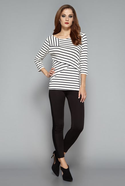 Wardrobe by Westside White & Black Brisbane Blouse Wardrobe by Westside White & Black Brisbane Blouse