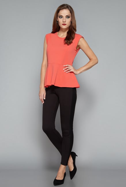 Wardrobe by Westside Coral Scoot Blouse Wardrobe by Westside Coral Scoot Blouse