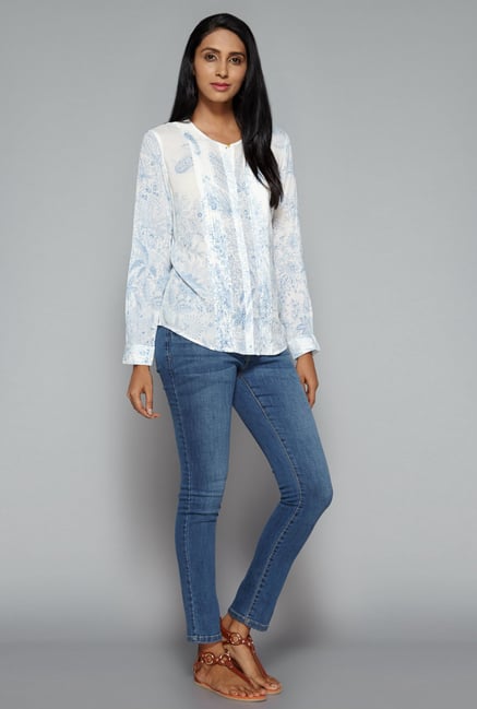 LOV by Westside White Chayenne Blouse LOV by Westside White Chayenne Blouse