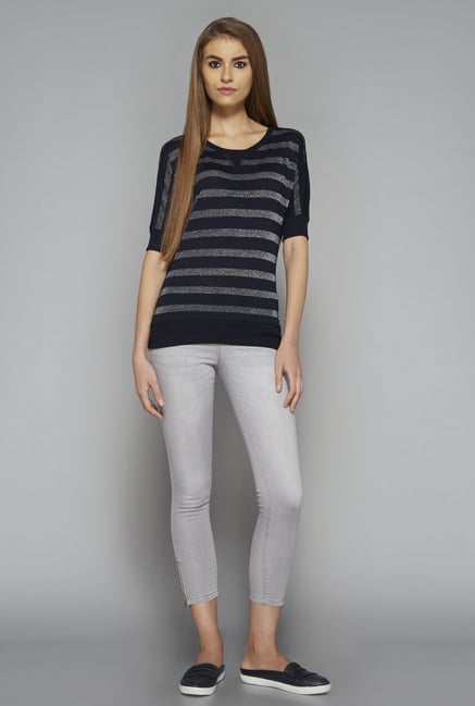 Nuon by Westside Navy Jolly Top Nuon by Westside Navy Jolly Top