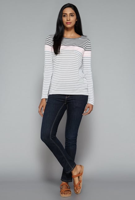LOV by Westside Grey Scarlet Top LOV by Westside Grey Scarlet Top