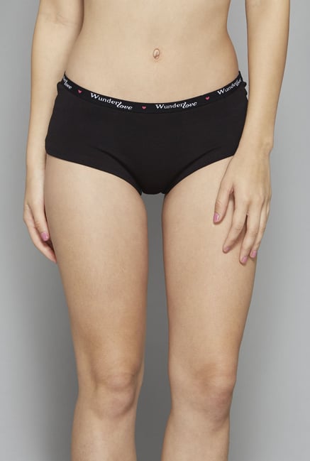 Wunderlove by Westside Black Solid Brief Wunderlove by Westside Black Solid Brief