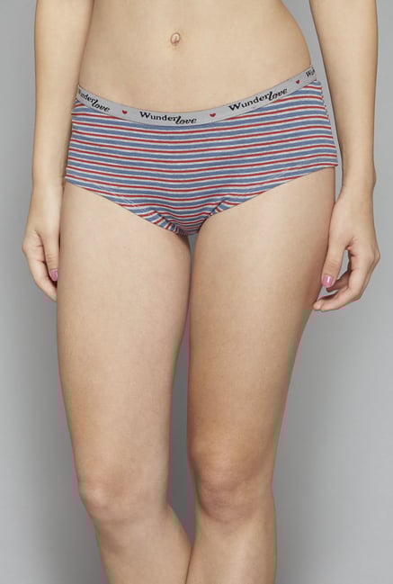 Wunderlove by Westside Blue Striped Brief Wunderlove by Westside Blue Striped Brief