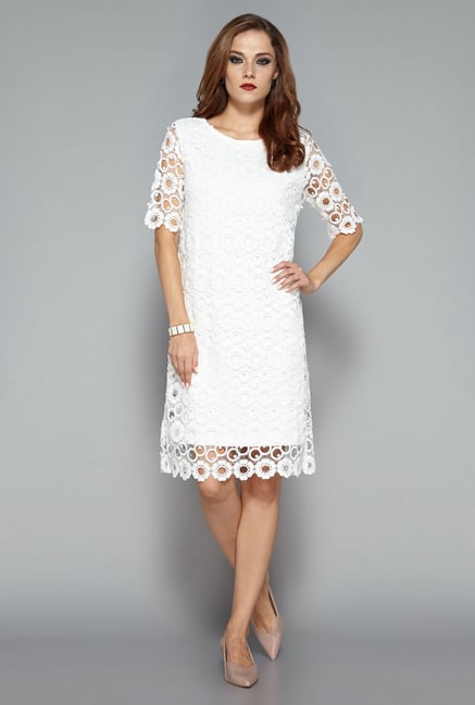 Wardrobe by Westside Off White Christina Dress Wardrobe by Westside Off White Christina Dress