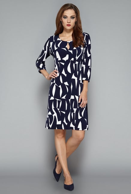 Wardrobe by Westside Navy Whistle Dress Wardrobe by Westside Navy Whistle Dress