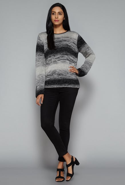 LOV by Westside Black & Grey Celinda Jumper LOV by Westside Black & Grey Celinda Jumper