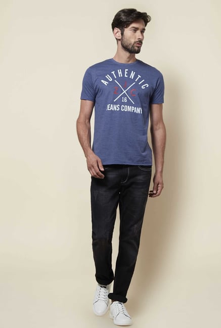 Zudio Indigo Regular Fit T Shirt Zudio Indigo Regular Fit T Shirt