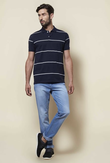 Zudio Navy Polo T Shirt Zudio Navy Polo T Shirt