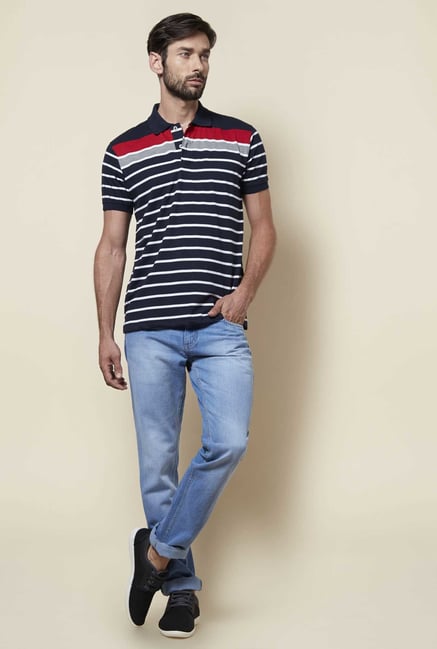 Zudio Navy Polo T Shirt Zudio Navy Polo T Shirt
