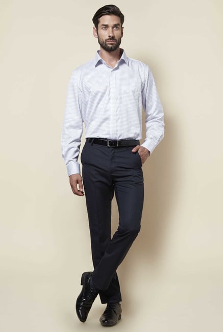 Zudio Navy Slim Fit Trouser Zudio Navy Slim Fit Trouser
