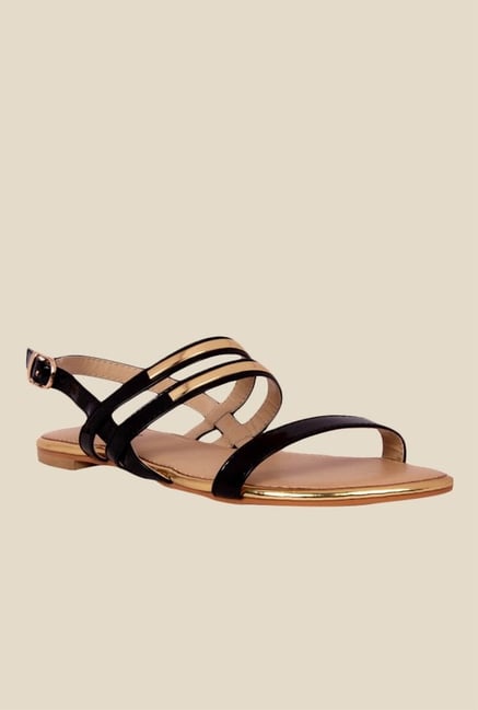 Notion Giuliana Black Back Strap Sandals Notion Giuliana Black Back Strap Sandals