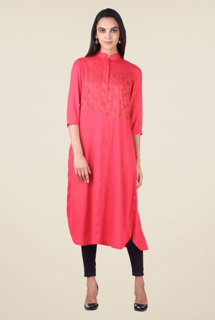 9rasa Coral Printed Kurta 9rasa Coral Printed Kurta