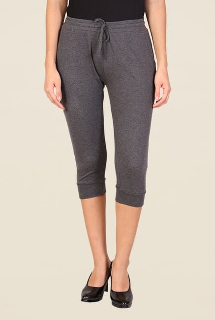 Alibi Grey Textured Capris Alibi Grey Textured Capris