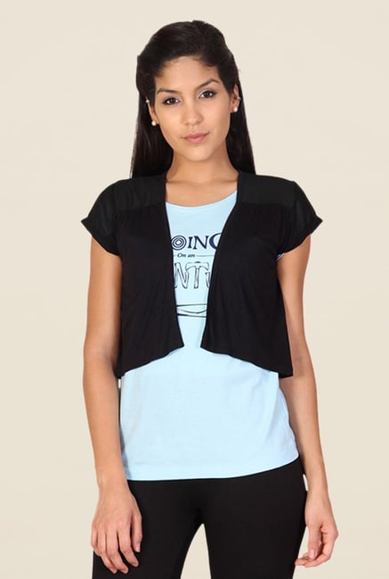 Alibi Black Solid Shrug Alibi Black Solid Shrug