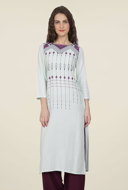 Desi Belle Green Printed Kurti Desi Belle Green Printed Kurti