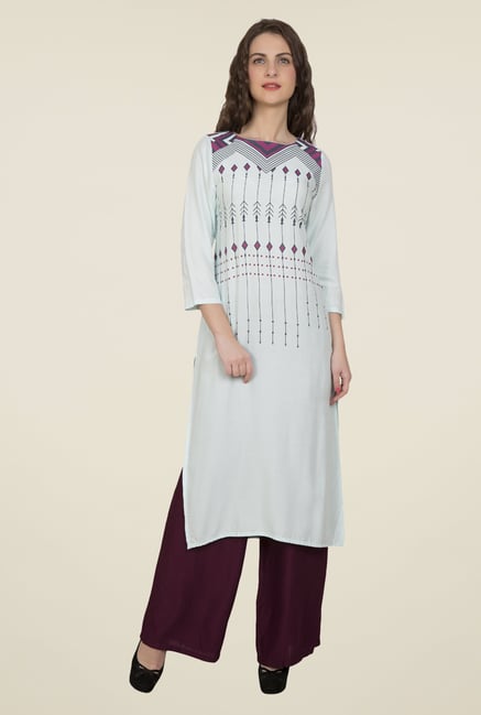 Desi Belle Purple Solid Palazzos Desi Belle Purple Solid Palazzos