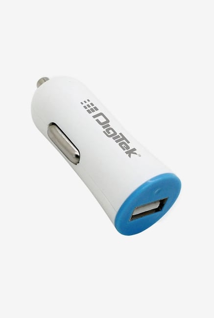 Digitek DMC-008 1A USB Car Charger (White/Blue) Digitek DMC-008 1A USB Car Charger (White/Blue)