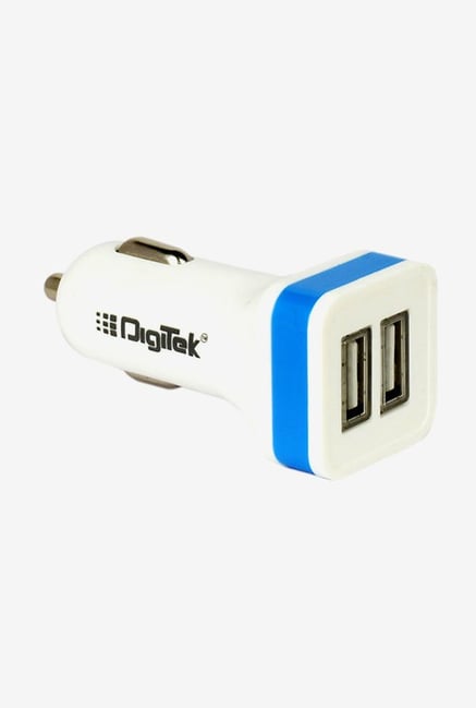 Digitek DMC-009 1A USB Car Charger (White/Blue) Digitek DMC-009 1A USB Car Charger (White/Blue)