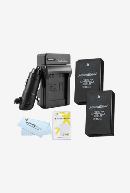 ButterflyPhoto 2 Pack Battery And Charger Kit For Nikon ButterflyPhoto 2 Pack Battery And Charger Kit For Nikon