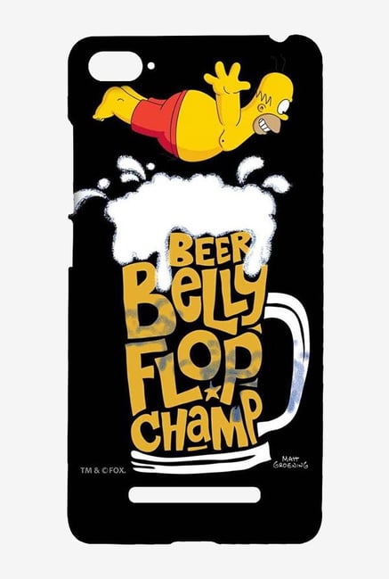 Simpsons Beer Belly Flop Champ Black Case for Xiaomi Mi4i Simpsons Beer Belly Flop Champ Black Case for Xiaomi Mi4i