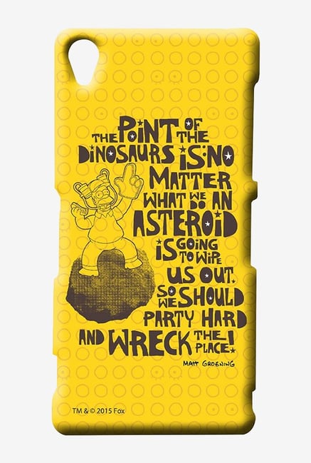 Simpsons The Dinosaur Theory Case for Sony Xperia Z3 Simpsons The Dinosaur Theory Case for Sony Xperia Z3