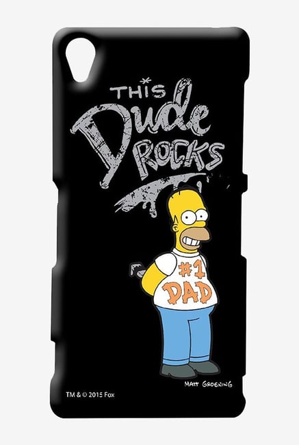 Simpsons This Dude Rocks Case for Sony Xperia Z3 Simpsons This Dude Rocks Case for Sony Xperia Z3