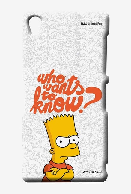 Simpsons Who Wants To Know Case for Sony Xperia Z3 Simpsons Who Wants To Know Case for Sony Xperia Z3