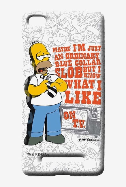 Simpsons Blue Collar Slob Case for Xiaomi Mi4i Simpsons Blue Collar Slob Case for Xiaomi Mi4i