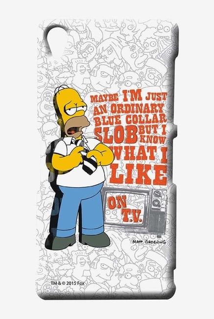 Simpsons Blue Collar Slob Case for Sony Xperia Z3 Simpsons Blue Collar Slob Case for Sony Xperia Z3