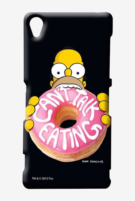 Simpsons Cant Talk Eating Black Case for Sony Xperia Z3 Simpsons Cant Talk Eating Black Case for Sony Xperia Z3