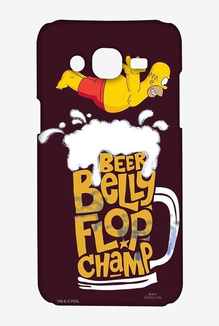 Simpsons Beer Belly Flop Champ Maroon Case for Samsung On7 Simpsons Beer Belly Flop Champ Maroon Case for Samsung On7