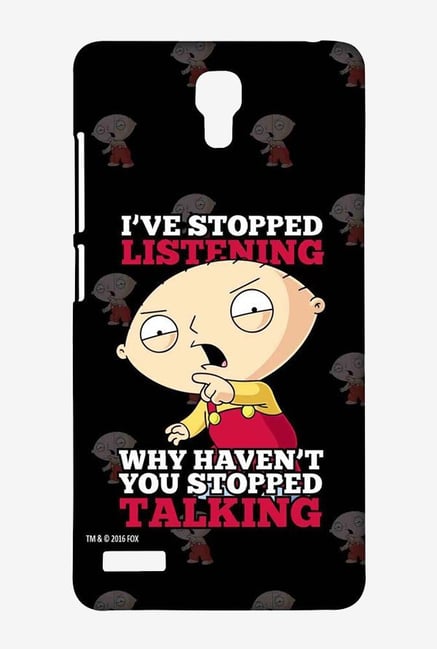 Family Guy Just Stop Talking Case for Xiaomi Redmi Note 4G Family Guy Just Stop Talking Case for Xiaomi Redmi Note 4G