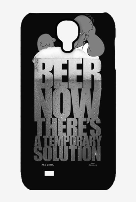 Simpsons The Beer Solution Black Case for Samsung S4 Simpsons The Beer Solution Black Case for Samsung S4