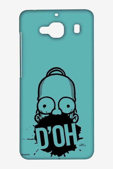 Simpsons D'OH Teal Case for Xiaomi Redmi 2 Simpsons D'OH Teal Case for Xiaomi Redmi 2
