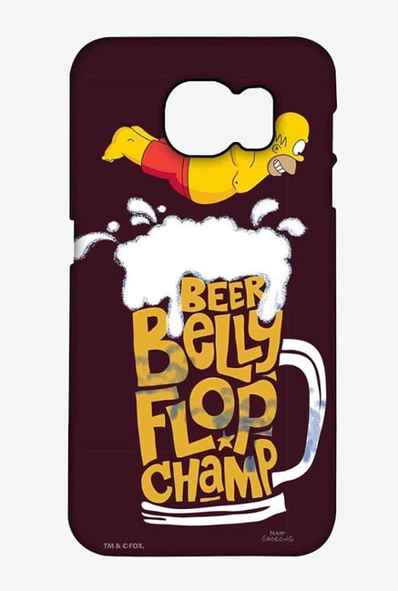 Simpsons Beer Belly Flop Champ Case for Samsung S6 Edge+ Simpsons Beer Belly Flop Champ Case for Samsung S6 Edge+