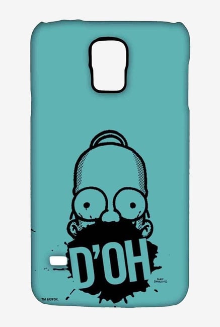 Simpsons D'OH Teal Case for Samsung S5 Simpsons D'OH Teal Case for Samsung S5