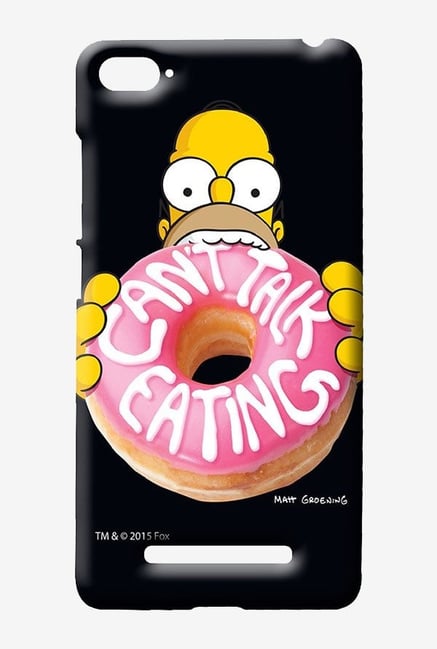 Simpsons Cant Talk Eating Black Case for Xiaomi Mi4i Simpsons Cant Talk Eating Black Case for Xiaomi Mi4i